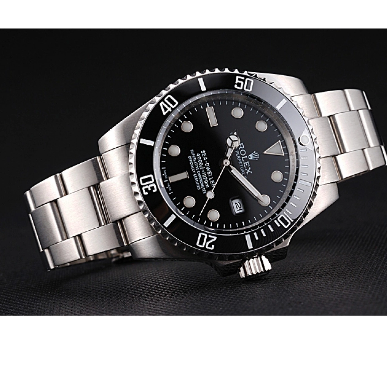 Aaa replica Case Black Rolex And 622837 Steel Bracelet Dial Stainless Dwellerr Sky 0723